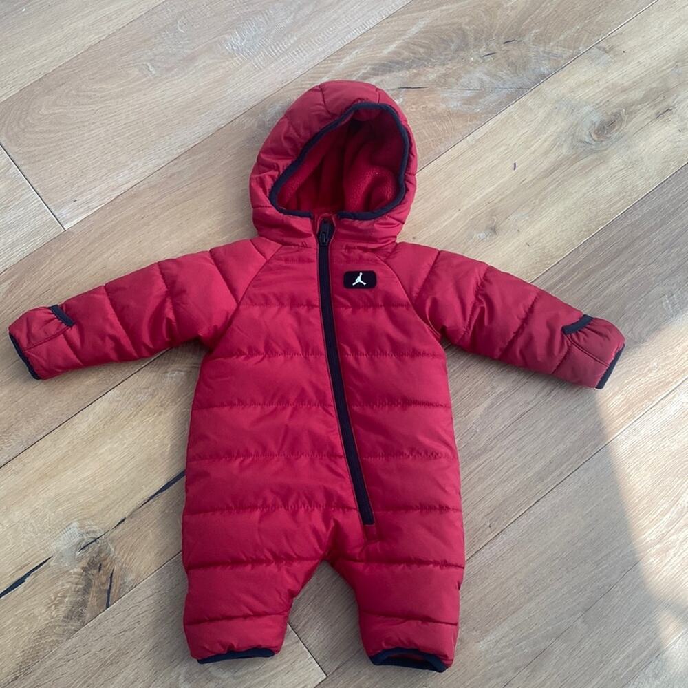Newborn Jordan Jumpman Puffer Snowsuit